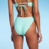 Women's Strappy Extra Cheeky Extra High Leg Bikini Bottom - Wild Fable™ Mint Green