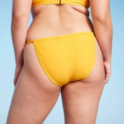 Women's Scarf Side Adjustable Coverage Bikini Bottom - Wild Fable™ Yellow -Wild Fable GUEST 10757119 06dd 4976 87c7 061fed4d8b88