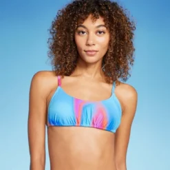 Women's Tunnel Front Bralette Bikini Top - Wild Fable™ Blue Marble Print 16 Women's Tunnel Front Bralette Bikini Top - Wild Fable™ Blue Marble Print -Wild Fable GUEST 16df0405 abdc 4e39 97f7 b50bdaaf908c