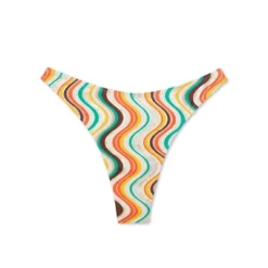 Women's Extra High Leg Ultra Cheeky Bikini Bottom - Wild Fable™ Multi Striped -Wild Fable GUEST 1ab5b20f d772 48ea a287 c3ef8bde0fc6