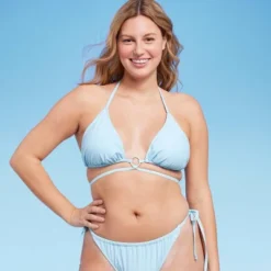 Women's Ring Front Strappy Triangle Bikini Top - Wild Fable™ 19 Women's Ring Front Strappy Triangle Bikini Top - Wild Fable™ -Wild Fable GUEST 1ba93e11 7a76 4d21 8bc9 3cd02a0a2640