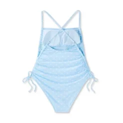 Women's Side-Cinch Detail Extra High Leg Cheeky One Piece Swimsuit - Wild Fable™ Blue -Wild Fable GUEST 1e569150 3ad0 4140 a856 af022c30d876