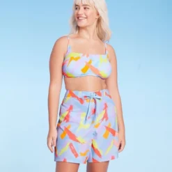 Women's Ribbed Square Neck Bralette Bikini Top - Wild Fable™ -Wild Fable GUEST 1e615e96 519a 4cdb 98d8 15f1e8c5cc6b