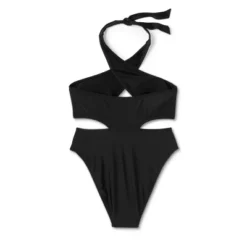 Women's Cross Front Halter One Piece Swimsuit - Wild Fable™ -Wild Fable GUEST 2704cf92 6417 4a90 9b68 7e7fc50b6764