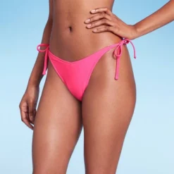 Women's Side-Tie V-Front High Leg Cheeky Bikini Bottom - Wild Fable™ -Wild Fable GUEST 38617097 6921 44d8 9d41 b590059d356f