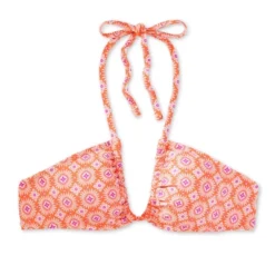 Women's U Bralette Multiway Bikini Top - Wild Fable™ Orange Tile Print -Wild Fable GUEST 397705cd 0f8f 4a7b 81a1 b287ebb44128