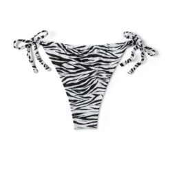 Women's Ultra High Leg Adjustable Coverage Bikini Bottom - Wild Fable™ Black/White Zebra Print -Wild Fable GUEST 3f960c89 7dd6 4490 bbb5 7493d4ff96ea