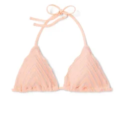 Women's Crochet Triangle Bikini Top - Wild Fable™ Peach -Wild Fable GUEST 401f3e2b a855 4d6f a2d7 e781ea78d218