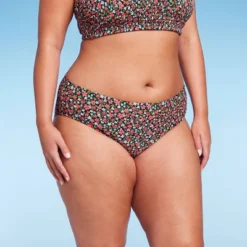 Women's Hipster High Leg Bikini Bottom - Wild Fable™ Multi Floral Print -Wild Fable GUEST 42eb4059 3613 4820 9c50 e448960dca61