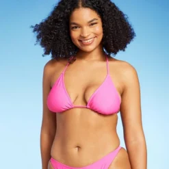 Women's Thin Strap Triangle Bikini Top - Wild Fable™ -Wild Fable GUEST 44a3ee2f 1507 45b1 8ba2 27251ffa3c8e