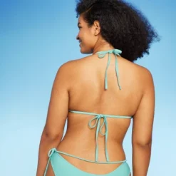 Women's Beaded Strap Triangle Bikini Top - Wild Fable™ 12 Women's Beaded Strap Triangle Bikini Top - Wild Fable™ -Wild Fable GUEST 47354293 7cc9 4a9c 8918 02ad425440be