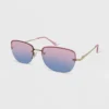 Women's Rhinestone Rimless Rectangle Sunglasses - Wild Fable™ Gold -Wild Fable GUEST 478972dc bab8 4666 a29f 036ab038ba0b