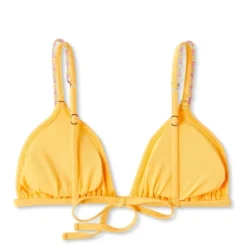 Women's Beaded Strap Triangle Bikini Top - Wild Fable™ Orange -Wild Fable GUEST 4b422a18 dfce 4e8a a4a1 01c9e7fd93ad