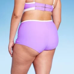 Women's Cheeky Boy Shorts Bikini Bottom - Wild Fable⢠Hot Grape