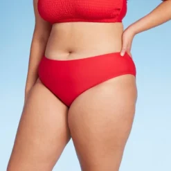 Women's Medium Coverage Bikini Bottom - Wild Fable™ Red -Wild Fable GUEST 55fd2f5c b48d 431c 942f 06e808cbb8be