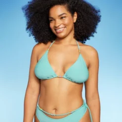 Women's Beaded Strap Triangle Bikini Top - Wild Fable™ 11 Women's Beaded Strap Triangle Bikini Top - Wild Fable™ -Wild Fable GUEST 56af6eaf 120f 4f04 aa91 960f10cdf95a