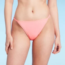 Women's Side Tab Cheeky Bikini Bottom - Wild Fable™ Pink -Wild Fable GUEST 57b7b258 d2eb 4cc2 acc1 c44f0f337f2e