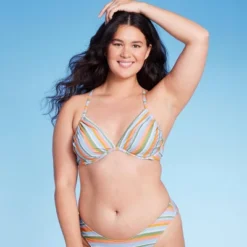 Women's Underwire Bikini Top - Wild Fable™ Multi Lurex Striped -Wild Fable GUEST 5fa61f57 c216 438b 84c4 9bb5b1f6bec5