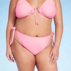 Women's Side-Tie Low-Rise Cheeky High Leg Bikini Bottom - Wild Fable™ -Wild Fable GUEST 62a130c4 92e5 4dc5 bab0 85438963e289