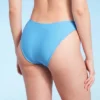 Women's V-Front High Leg Cheeky Bikini Bottom - Wild Fable™ Bright Blue -Wild Fable GUEST 6663ac14 2574 4ca4 8ebd f451d3084909