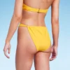 Women's Scarf Side Adjustable Coverage Bikini Bottom - Wild Fable™ Yellow -Wild Fable GUEST 69fb8099 c4ef 42d1 b005 92d7357bc042
