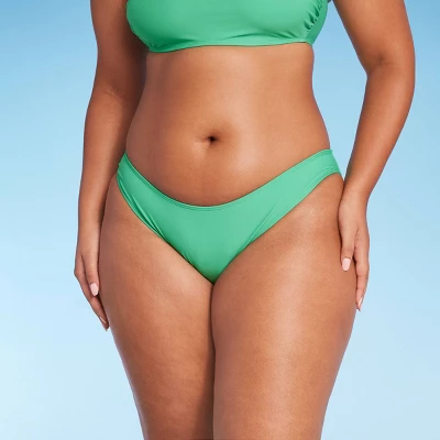 Women's Scoop Front Low-Rise High Leg Cheeky Bikini Bottom - Wild Fable™ 8 Women's Scoop Front Low-Rise High Leg Cheeky Bikini Bottom - Wild Fable™ - Image 6