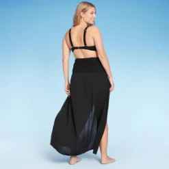 Women's Smocked High Slit Convertible Cover Up Dress - Wild Fable™ -Wild Fable GUEST 71e69acc f76c 453e 963d ab9008bfef16