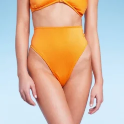 Women's Ribbed High Waist High Leg Extra Cheeky Bikini Bottom - Wild Fable™ Orange 10 Women's Ribbed High Waist High Leg Extra Cheeky Bikini Bottom - Wild Fable™ Orange -Wild Fable GUEST 73492f03 6546 473d ab49 bc71d81da550
