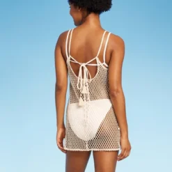 Wild Fable 31 Women's Tassle Trim Crochet Cover Up Dress - Wild Fableā¢