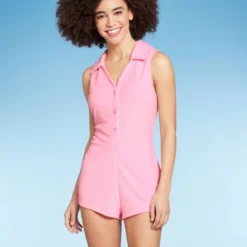 Women's Button-Front Terry Cover Up Dress - Wild Fable™ -Wild Fable GUEST 8f9302c3 91b1 4b6d ade5 9f5c37b17843