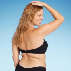 Women's Pucker Textured Center Front Shell Detail Bandeau Bikini Top - Wild Fable™ -Wild Fable GUEST 91c3010c 466f 49cb a402 ea3e110fc508