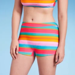 WoWomen's Mid-Waist Shortie Bikini Bottom - Wild Fable™ Multi Striped 11 WoWomen's Mid-Waist Shortie Bikini Bottom - Wild Fable™ Multi Striped -Wild Fable GUEST 93dab17b 8f4c 476c a3fc 924a62b8841f