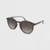 Women's Plastic Round Sunglasses - Wild Fable™ Brown