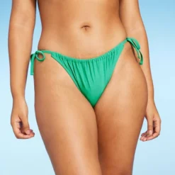 Women's Side-Tie Scoop Front High Leg Adjustable Bikini Bottom - Wild Fable™ -Wild Fable GUEST 99ff31b5 b5bd 467f 8046 631ddb0d904b