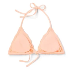 Women's Crochet Triangle Bikini Top - Wild Fable™ Peach -Wild Fable GUEST a65d7751 e5b8 4c60 a7f3 0cedee722e0a