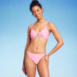 Women's Side Tab Extra Cheeky Bikini Bottom - Wild Fable™ Pink -Wild Fable GUEST a67e6e26 4527 41e1 a6e0 0f3c0097ac88