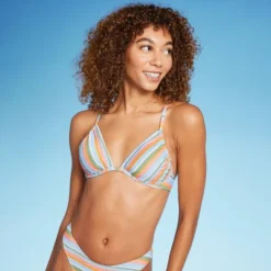 Women's Underwire Bikini Top - Wild Fable™ Multi Lurex Striped -Wild Fable GUEST a9142210 0575 4457 81e3 1c5be3c5f198