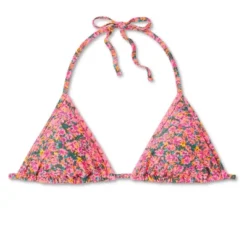 Women's Crochet Trim Triangle Bikini Top - Wild Fable™ Pink Floral Print 13 Women's Crochet Trim Triangle Bikini Top - Wild Fable™ Pink Floral Print -Wild Fable GUEST aa5c6afe 2ba2 4979 9d64 7eb22dd0aeb1