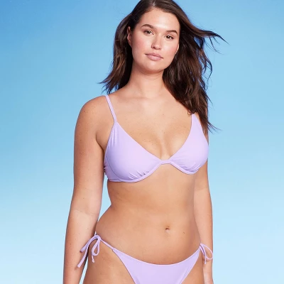 Women's Underwire Bikini Top - Wild Fable™ Light Purple 5 Women's Underwire Bikini Top - Wild Fable™ Light Purple - Image 3
