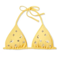 Women's Sequin Detail Triangle Bikini Top - Wild Fable™ Yellow 13 Women's Sequin Detail Triangle Bikini Top - Wild Fable™ Yellow -Wild Fable GUEST bc6a310a 7f77 4eab 8956 8f62fc4e502c
