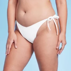 Women's Side-Tie V-Front High Leg Cheeky Bikini Bottom - Wild Fable™ -Wild Fable GUEST be18c7ad 37ea 429f 8d10 5845d840e028