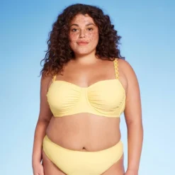 Women's Embroidered Daisy Strap Underwire Bikini Top - Wild Fable™ -Wild Fable GUEST c8b0b7b2 e8bb 46bd 9372 a27a4d24aea4