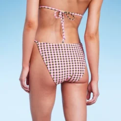 Women's High Leg Cheeky Bikini Bottom - Wild Fable™ Multi Check Print -Wild Fable GUEST ccd7b968 4a37 45c7 b58a 4de2ee536d2b
