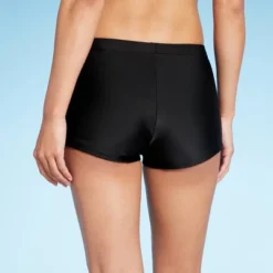 Women's Low-Rise Boyshorts Bikini Bottom - Wild Fable⢠Black