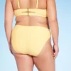 Women's Side-Tie Mid-Rise Cheeky High Leg Bikini Bottom - Wild Fable™ Yellow -Wild Fable GUEST d3ee4f76 d9ad 4c99 913e dfee0ae6fb32