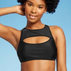 Women's Cut Out High Neck Bikini Top - Wild Fable™ -Wild Fable GUEST d7ddf542 29f4 41e8 8652 fa1226da0bb1