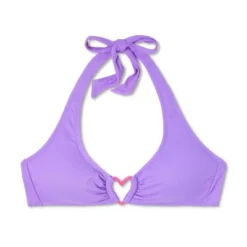 Women's Heart Detail Bralette Bikini Top - Wild Fable™ Purple -Wild Fable GUEST d803101e 7d80 4f76 9375 548b3ec068f8