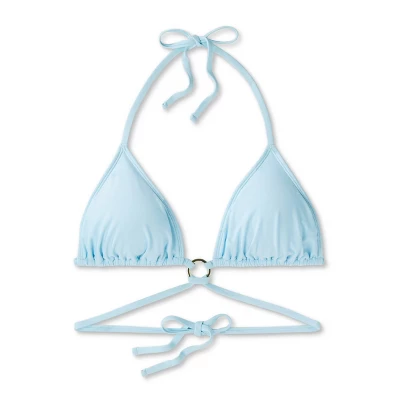 Women's Ring Front Strappy Triangle Bikini Top - Wild Fable™ 11 Women's Ring Front Strappy Triangle Bikini Top - Wild Fable™ - Image 9