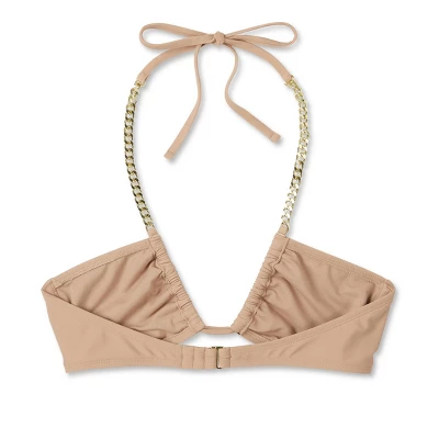 Women's Chain Detail U Bralette Bikini Top - Wild Fable™ Brown 9 Women's Chain Detail U Bralette Bikini Top - Wild Fable™ Brown - Image 7