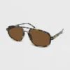 Tortoise Print Aviator Sunglasses - Wild Fable™ Brown -Wild Fable GUEST e030d4af 735b 429e bb98 6c332b8cae1b